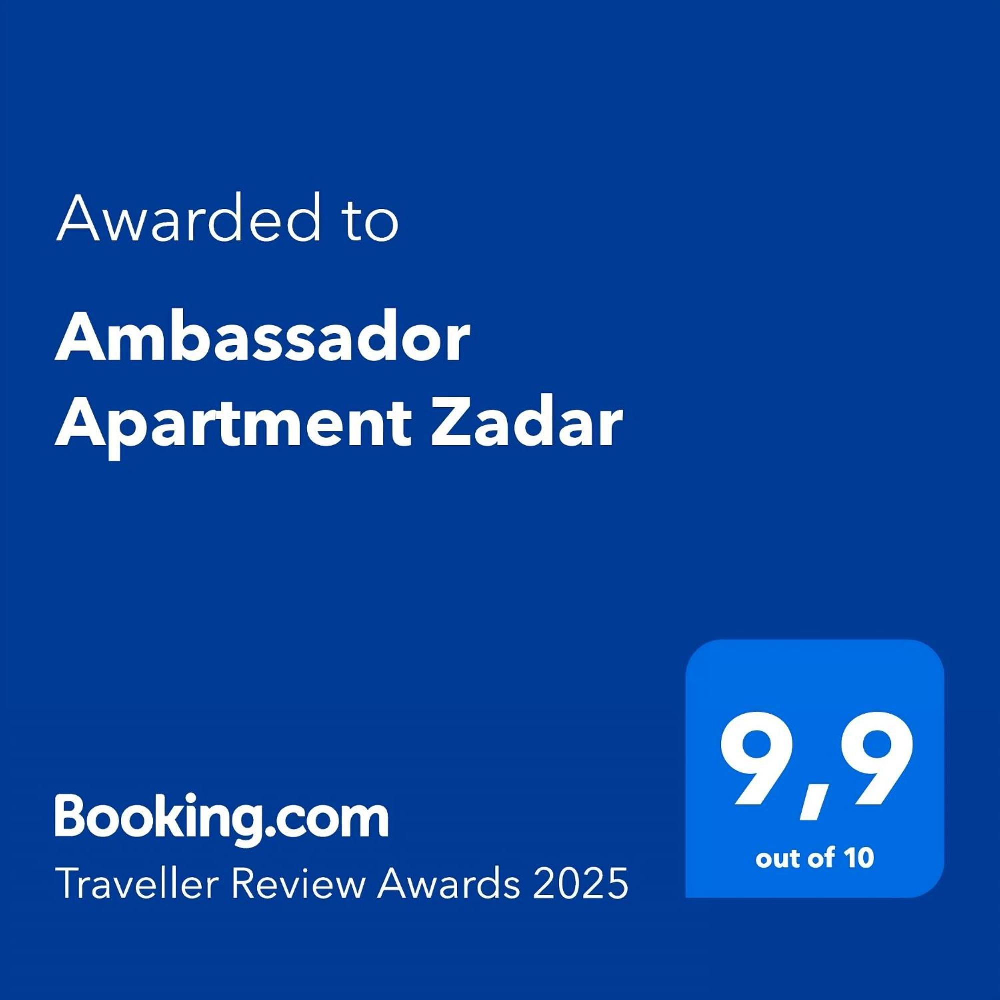 Ambassador Apartment Zadar Bagian luar foto